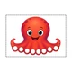 🐙 Barevná chobotnice - přikládání barevných dřívek na šablonu 2