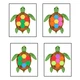 🐢 Želví krunýř – Skládání podle předlohy 3
