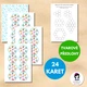 Letní hexadomino | hexagon skládačka | Puzzle | Léto | Prázdniny 2