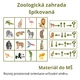 Zoologická zahrada set materiálu 🦍🦘🦛 2