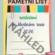 ROZLOUČENÍ s 5.třídou 2026 - PAMĚTNÍ LIST, GIRLANDA 3