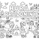 Kooperativní omalovánka - Hurá prázdniny 3