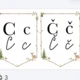 ABECEDA - girlanda - lesní motiv 2