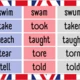 Irregular verbs - short list 2
