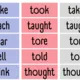 Irregular verbs - long list 2