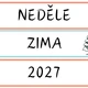KALENDÁŘ 2026/2027 + POČASÍ 5