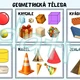 Geometrické tvary a tělesa - téma vesmír 3
