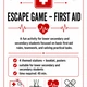First Aid & R.I.C.E. Method Escape Room | QR Code Self-Checking Activity 2