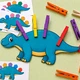 Zraková percepce: Ozdob dinosaura 3