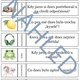 Reflektivní kartičky se symboly 3