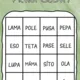Bingo pro prvňáčky - První slova 3