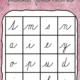 Češtinářské bingo - První psací písmena 3