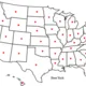 Státy USA - slepá mapa 2