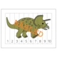 DINOSAUŘI – SKLÁDÁNÍ OBRÁZKŮ POMOCÍ ČÍSELNÝCH ŘAD DO 10 A 20 3