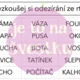 Smyslová soustava - stanoviště 6
