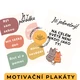 Motivační plakáty: slova, která pomáhají růst | výzdoba třídy 3