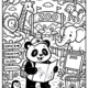 🐼 Pandí omalovánky – 8 ks 🎨 3