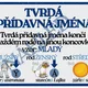 Přídavná jména - vesmír (výzdoba) 2