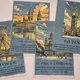 London - posters, 7 plakátů k výzdobě třídy s londýnskými památkami a základními informacemi 3