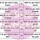 Týdenní režim - present simple + WH questions 5