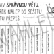OPAKOVÁNÍ 2. TŘÍDA - ČESKÝ JAZYK - běhačka 6