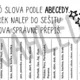 OPAKOVÁNÍ 3. TŘÍDA - ČESKÝ JAZYK - běhačka 6