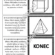ČTECÍ DOMINO A PEXESO - GEOMETRICKÉ TVARY A TĚLESA 3