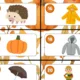 Autumn - running crossword 3