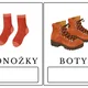 Podzimní oblečení - slova a písmena 2