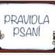 Výzdoba třídy - Pravidla psaní - Námořníci 2