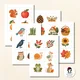 Podzimní skládačka | Puzzle | Podzim | Kaštany | Žaludy | Pro nejmenší 2