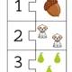 Počítací puzzle: Čísla a množství (1–12) 2