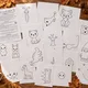 Podzimní tvoření – 20 šablon pro práci s přírodninami 3