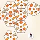 Podzimní hexadomino | hexagon skládačka | Puzzle | Podzim | 3