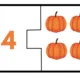Podzimní matematické puzzle do 10 4