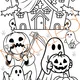 Halloweenské omalovánky 2