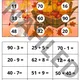 Podzimní matematické loto - opakování učiva 8