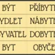 Vyjmenovaná slova - výzdoba 2