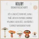 🍄‍🟫Houby, oromotorické karty🍄‍🟫 2
