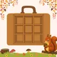 Veverčin kufřík - Skládání podle předlohy 🐿️🧳 2