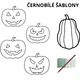 Halloweenské dýně - šablony, omalovánky, výzdoba (autorské ilustrace) 🎃 2