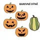 Halloweenské dýně - šablony, omalovánky, výzdoba (autorské ilustrace) 🎃 3