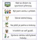 Běhací diktát - vzory podstatných jmen - rod mužský 2