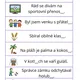 Běhací diktát - vzory podstatných jmen - rod mužský 3