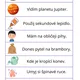 Běhací diktát - vyjmenovaná slova M, P, S, V 2
