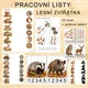 PRACOVNÍ LISTY - LESNÍ ZVÍŘÁTKA 2