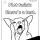 Vtipné omalovánky do angličtiny - colouring pages - brain breaks 9