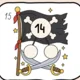 Rozklad čísel do 20 - Piráti 2