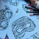 Halloween - girlanda a masky 5