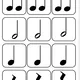 Karty hudebních symbolů, vytleskávanky, poskládej vlastní rytmys 7